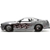 image:imageJada Big Time Muscle 124 2010 Ford Mustang GT DieCast Car Toys for Kids and AdultsCharcoal GreyBlack Flames