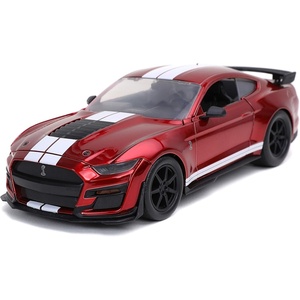 image:imageJada Toys Big Time Muscle 124 2020 Ford Mustang Shelby GT500 BlueBlackRed W White Stripes